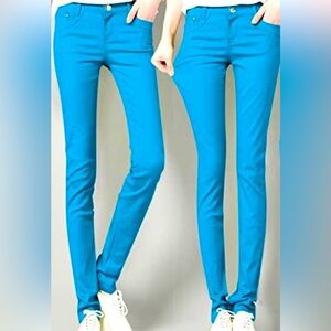 Anole Junior size 13 Turquoise Skinny Jeans